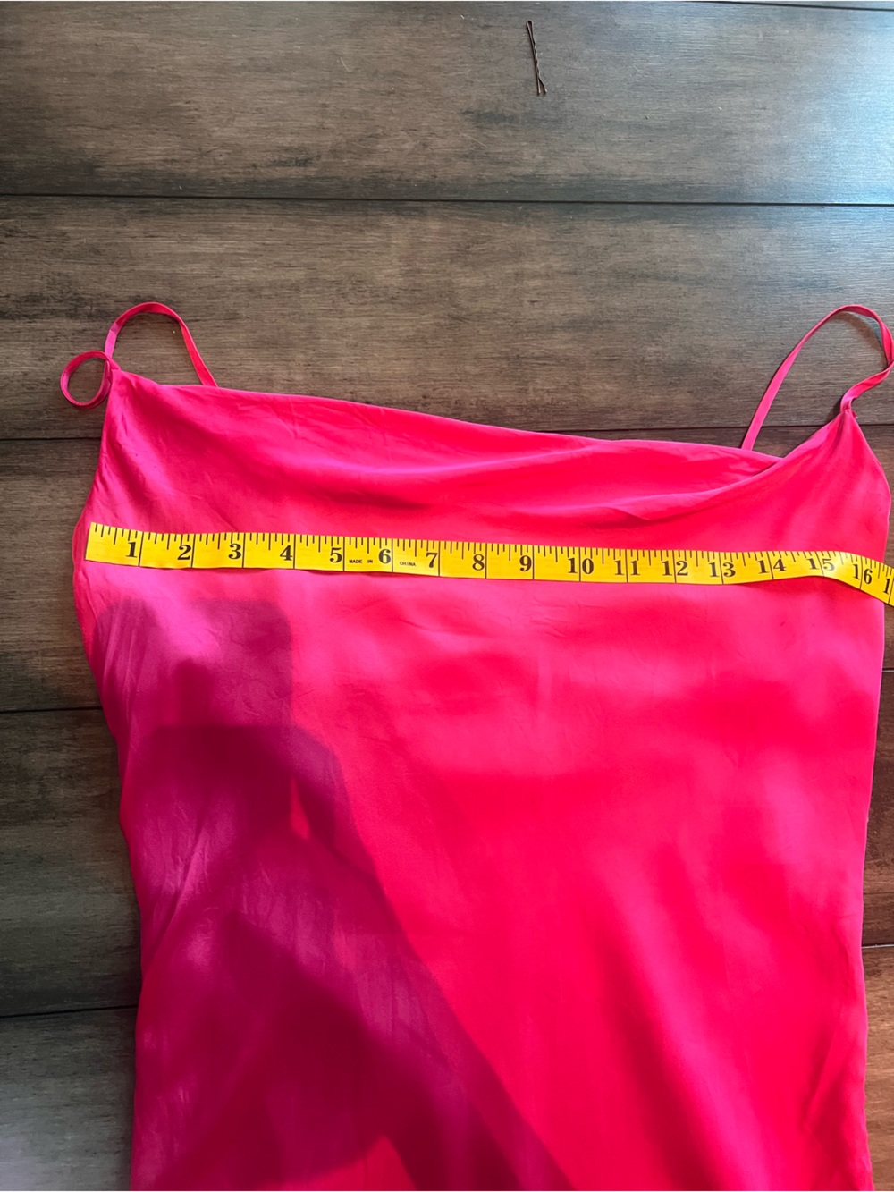 ARITZIA Wilfred Only Ruched Slip Dress Cowl-Neck Slip Dress Electron Fuchsia - Picture 7 of 12